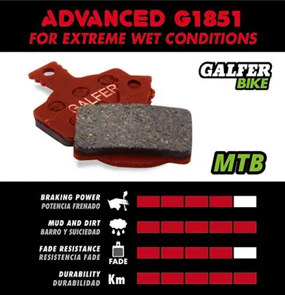 Galfer Rot Advanced Bremsbelag (AVID – Code 2007)