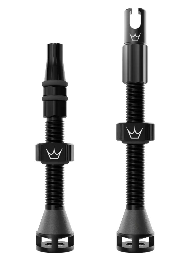 Peaty's Holeshot Fast Flow Tubeless Valves - 42mm (Schwarz)